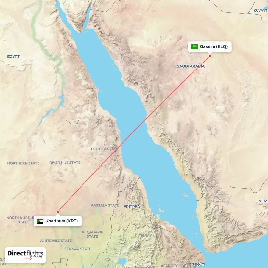 ELQ - KRT route map