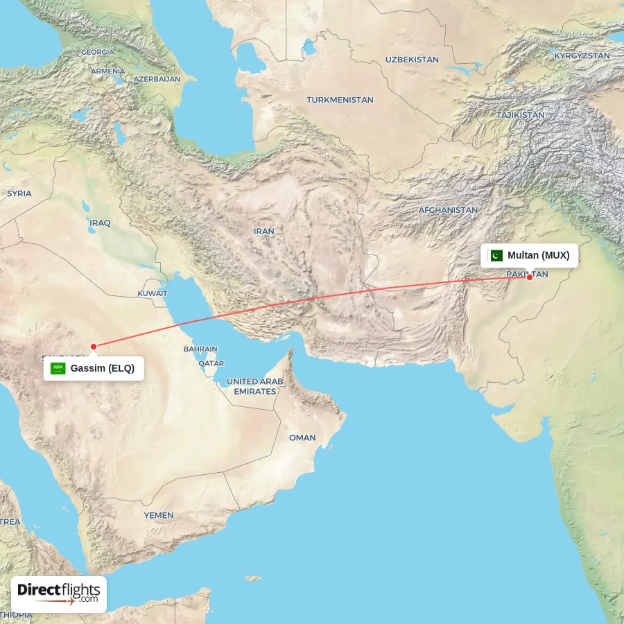 ELQ - MUX route map