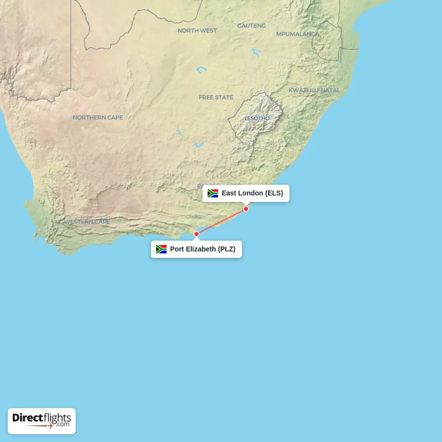 ELS - PLZ route map