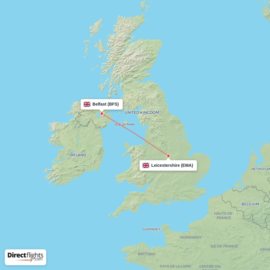 EMA - BFS route map