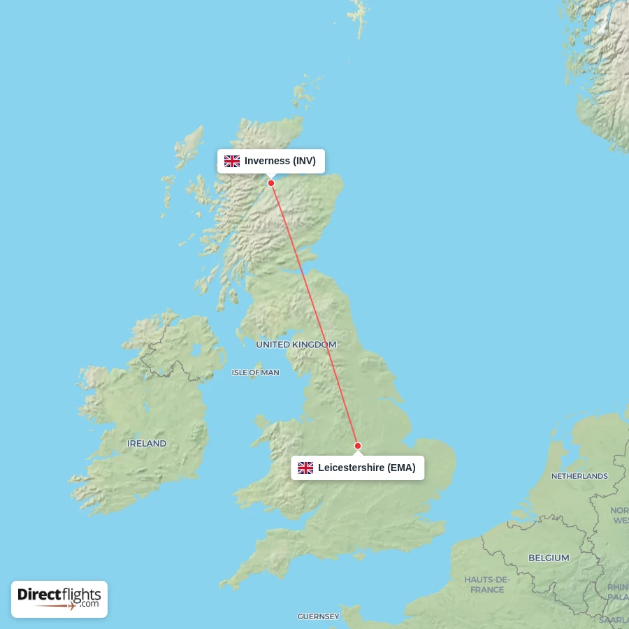 EMA - INV route map