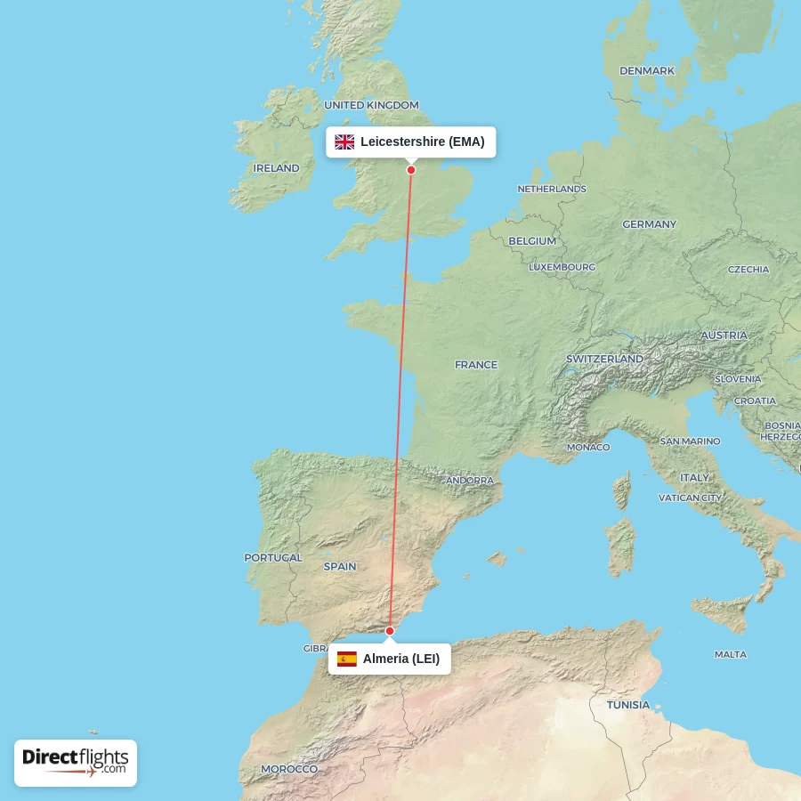EMA - LEI route map