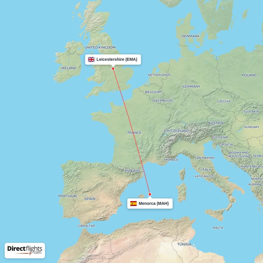 EMA - MAH route map