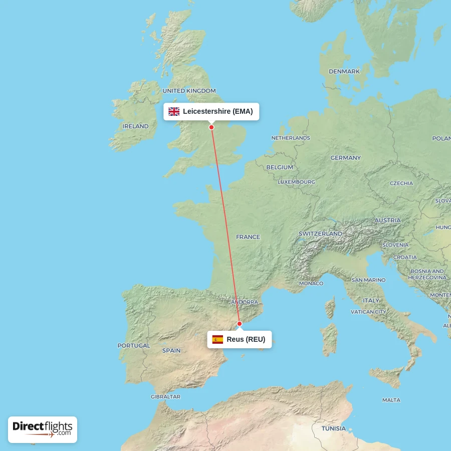 EMA - REU route map
