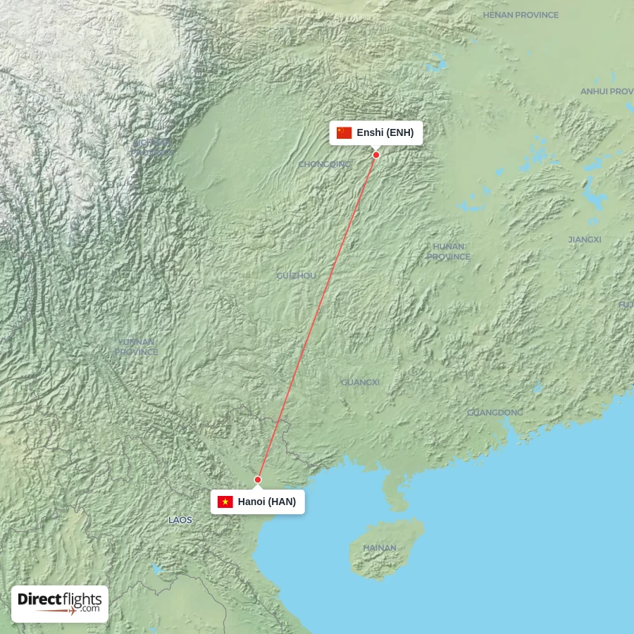 ENH - HAN route map