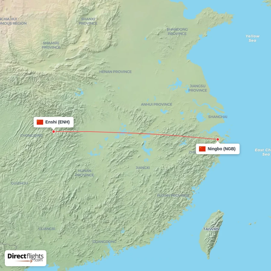 ENH - NGB route map