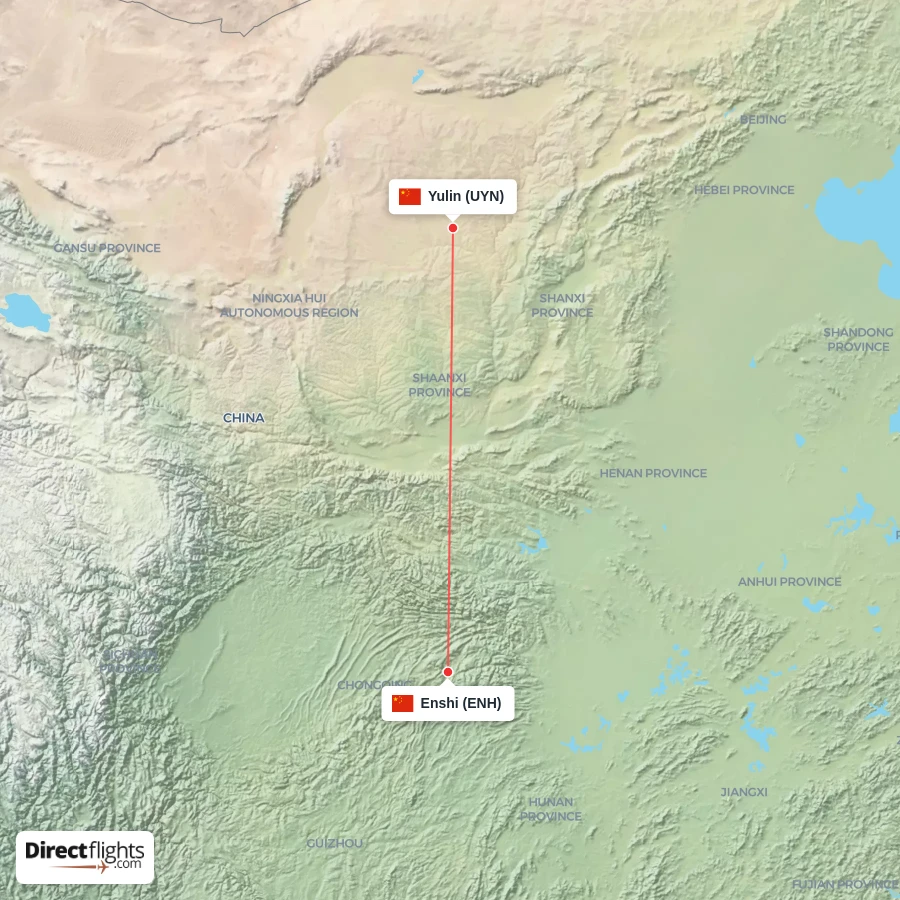 ENH - UYN route map