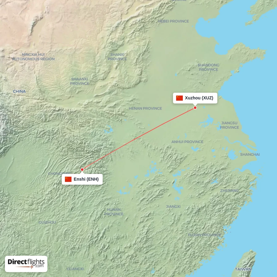 ENH - XUZ route map