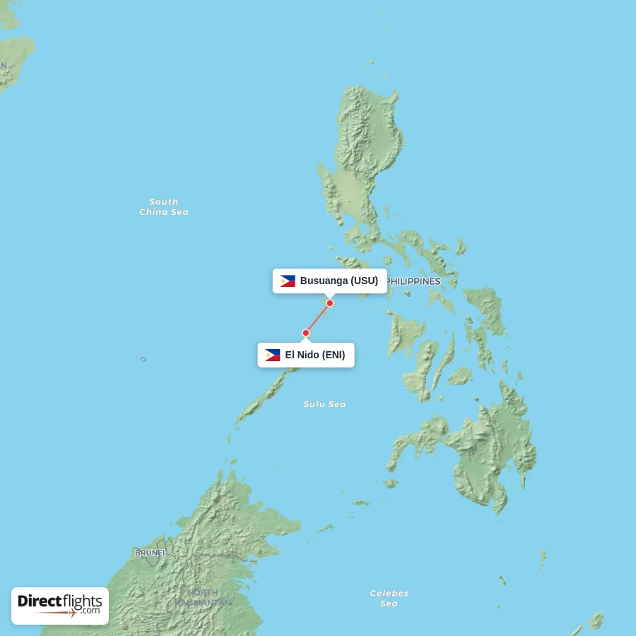 ENI - USU route map