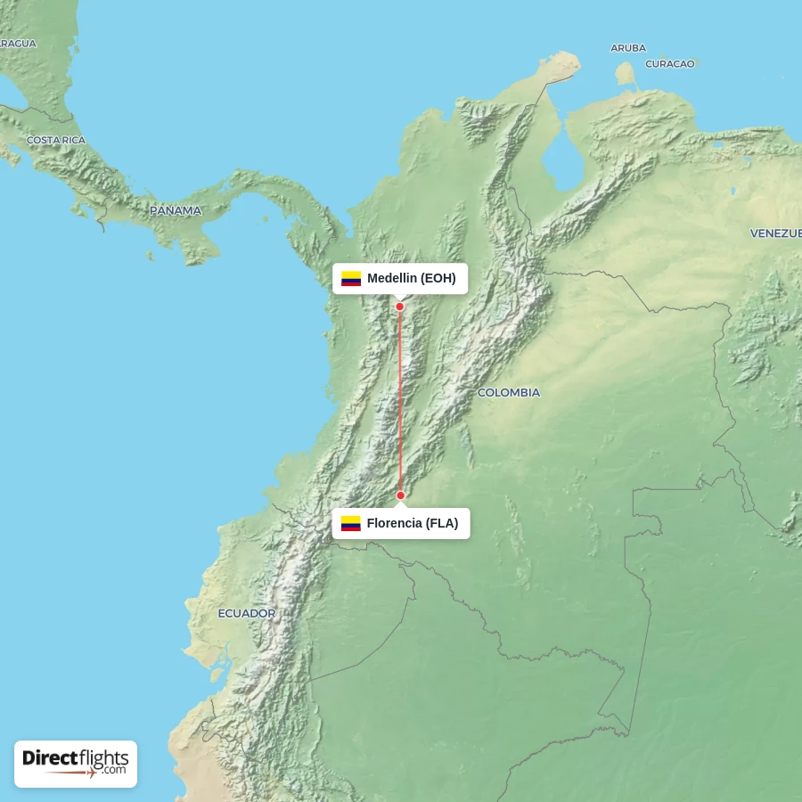 EOH - FLA route map