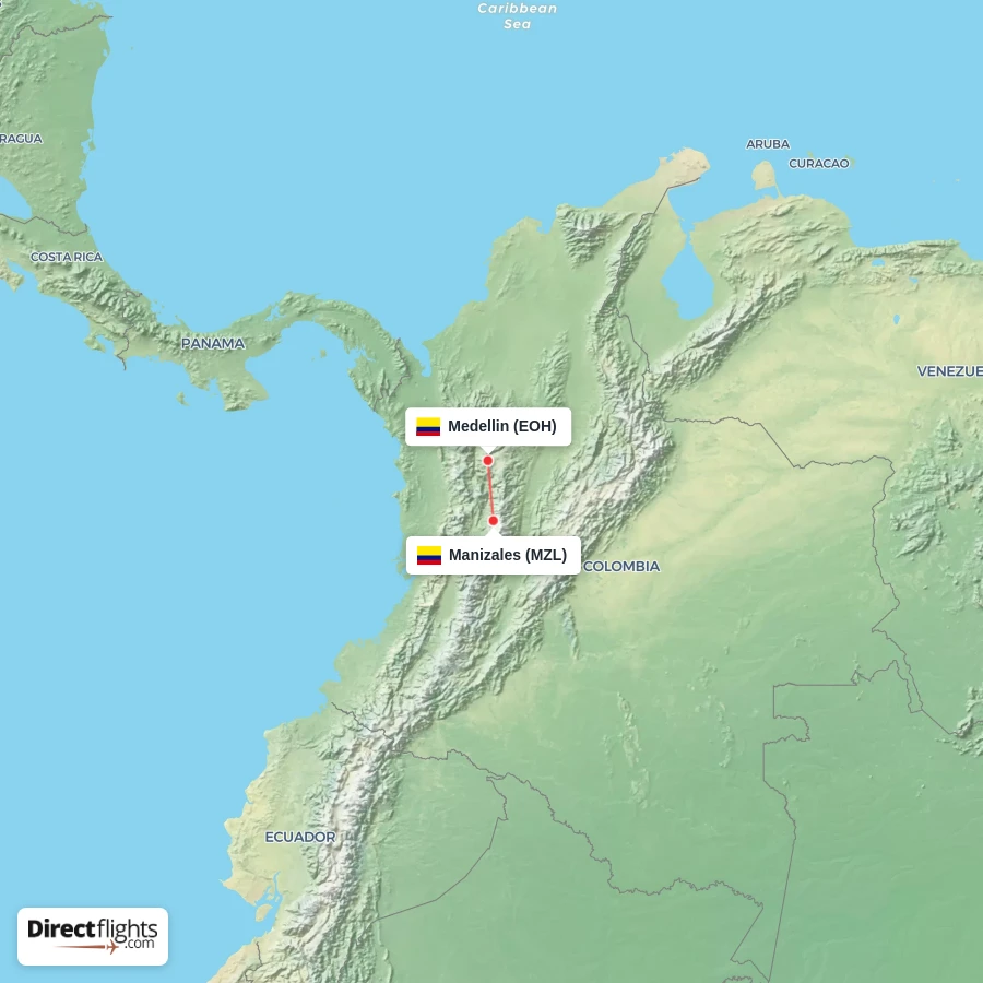 EOH - MZL route map