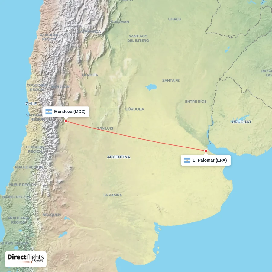 EPA - MDZ route map