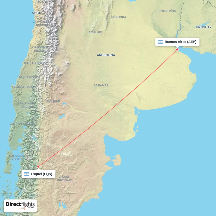 EQS - AEP route map