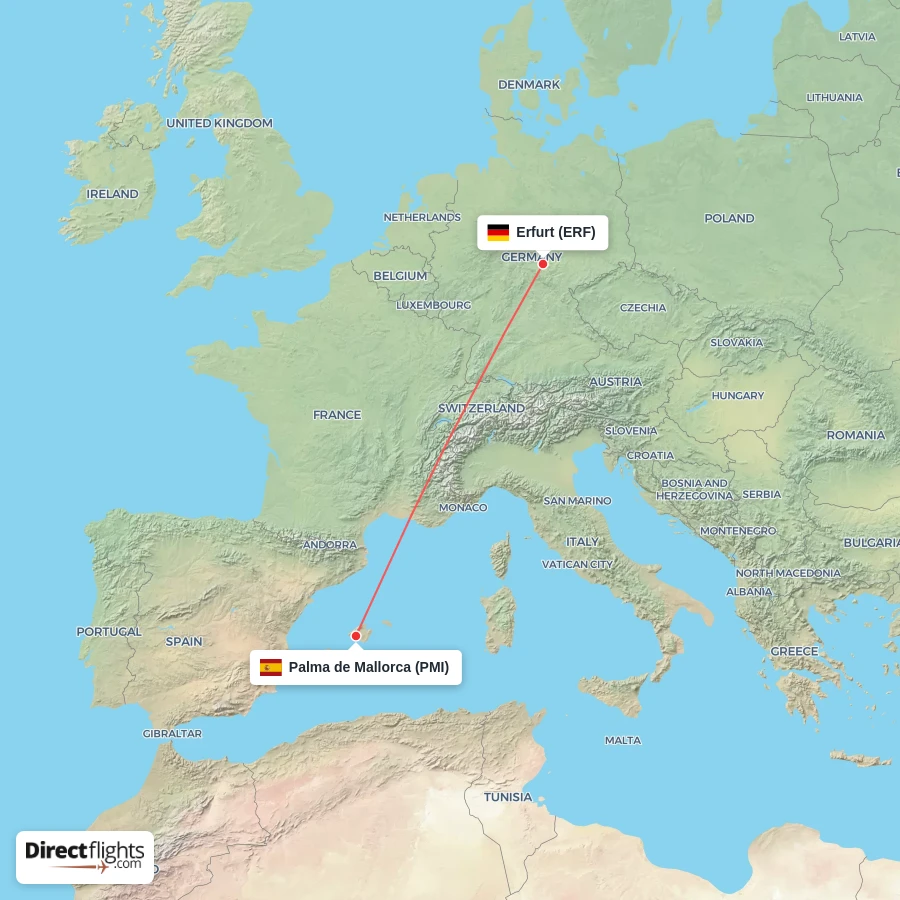 ERF - PMI route map