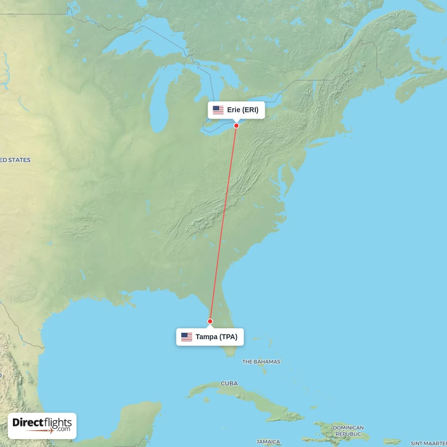 ERI - TPA route map