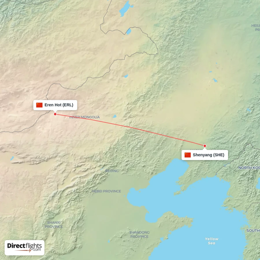 ERL - SHE route map