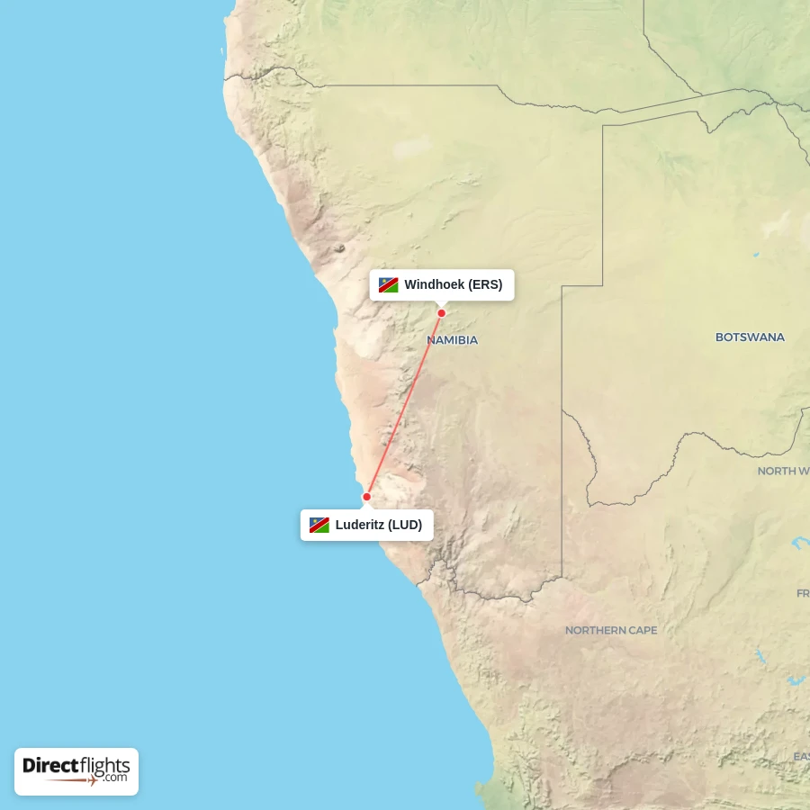 ERS - LUD route map