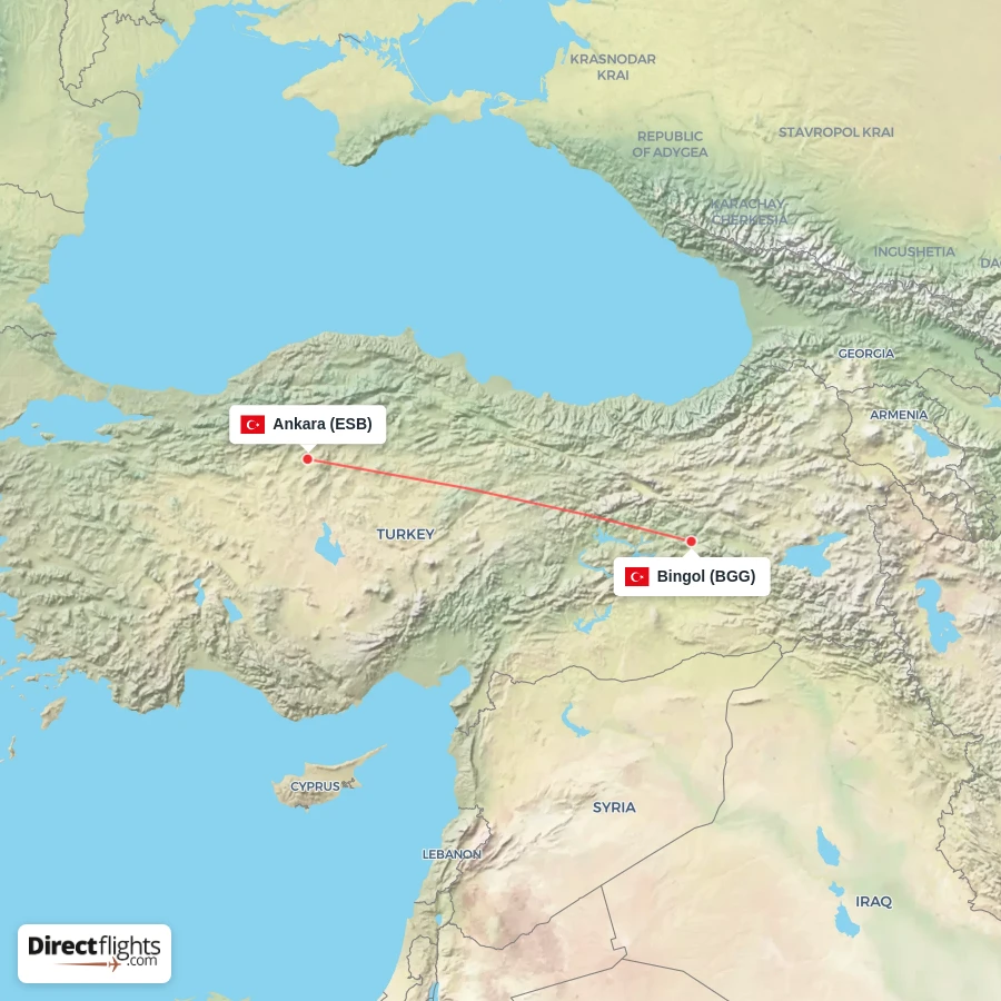 ESB - BGG route map