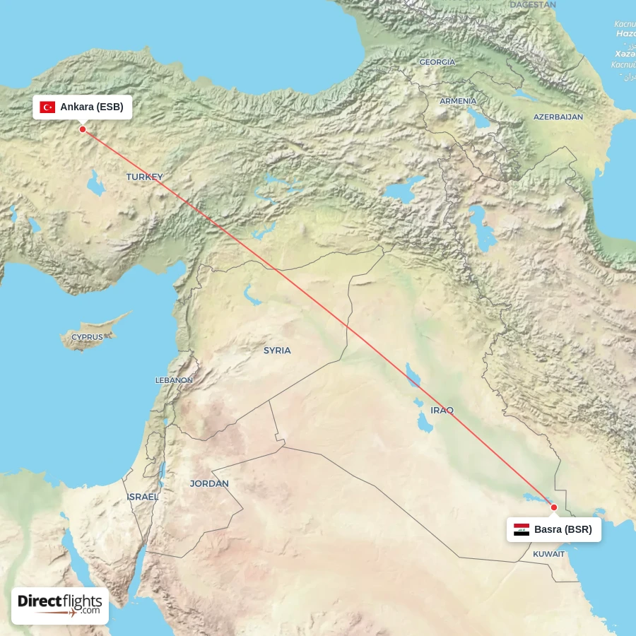 ESB - BSR route map