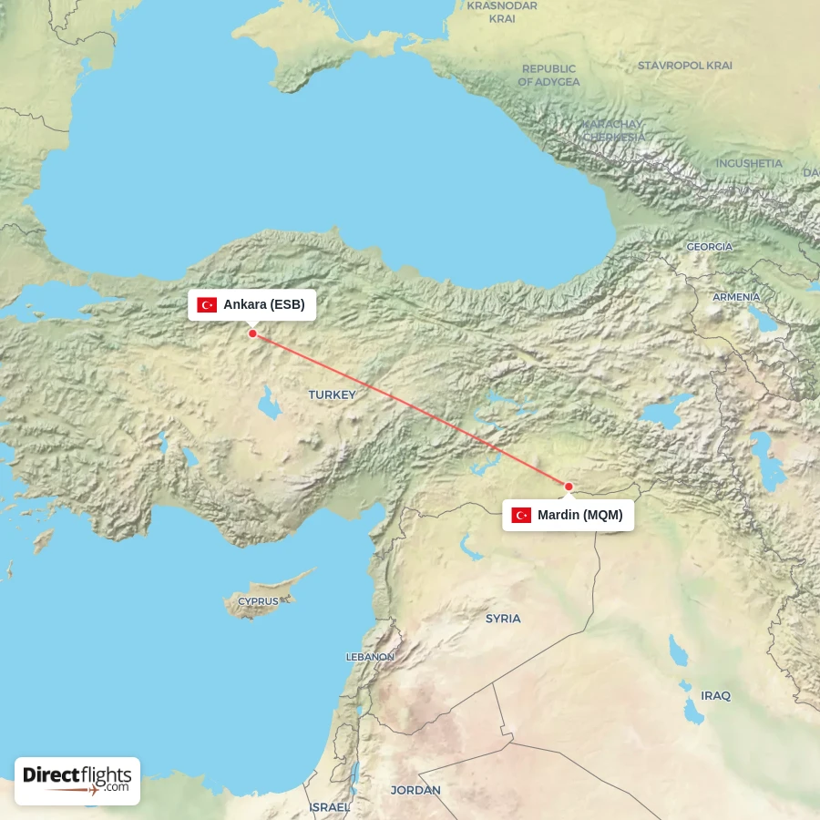 ESB - MQM route map