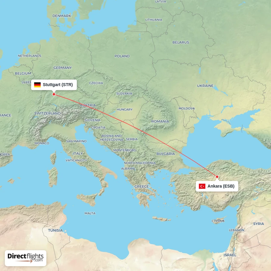 ESB - STR route map