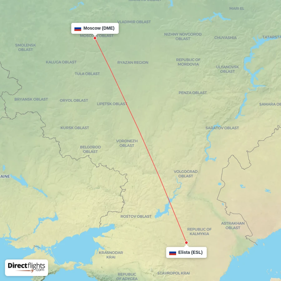 ESL - DME route map