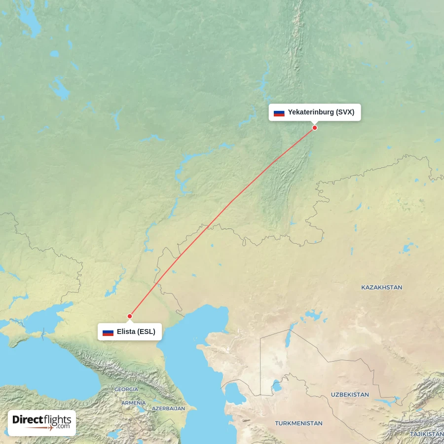 ESL - SVX route map