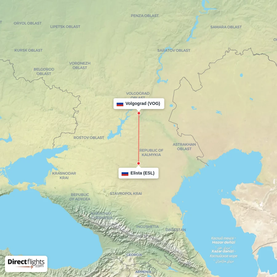 ESL - VOG route map