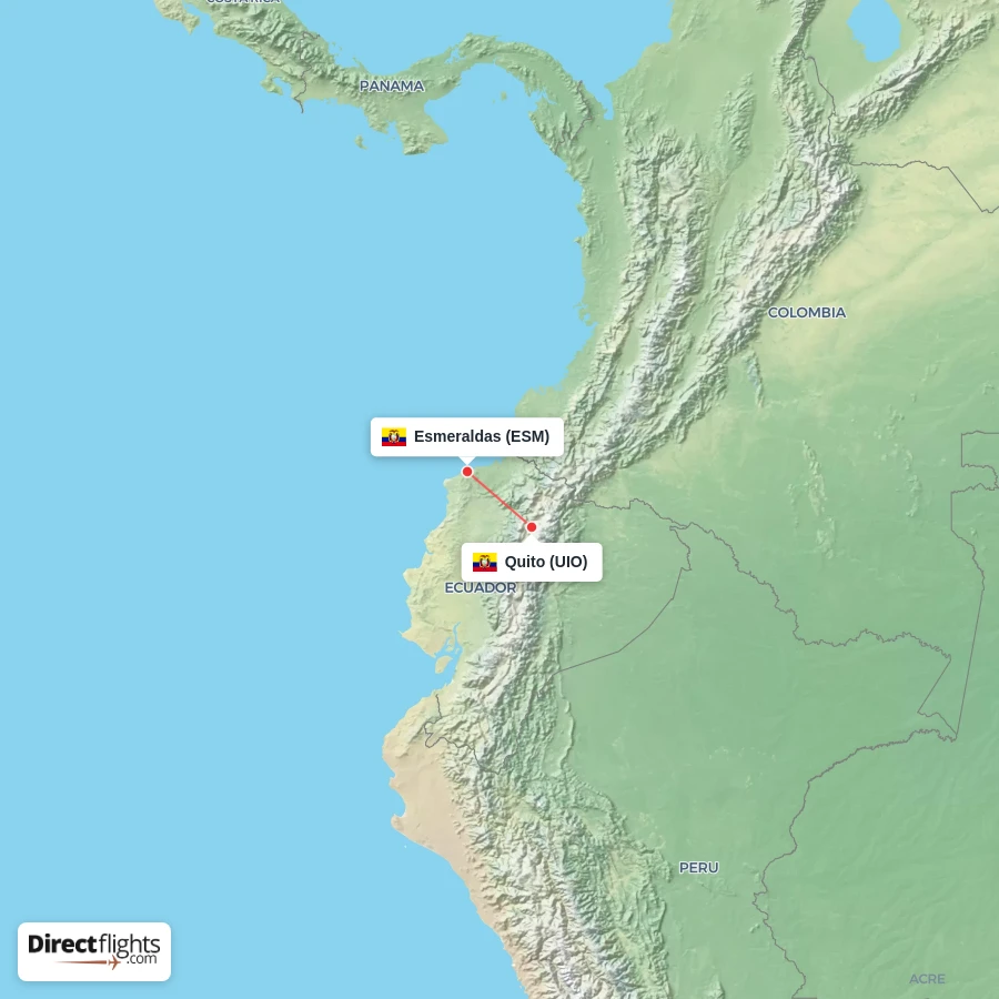 ESM - UIO route map