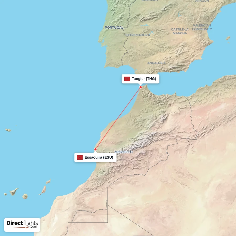 ESU - TNG route map