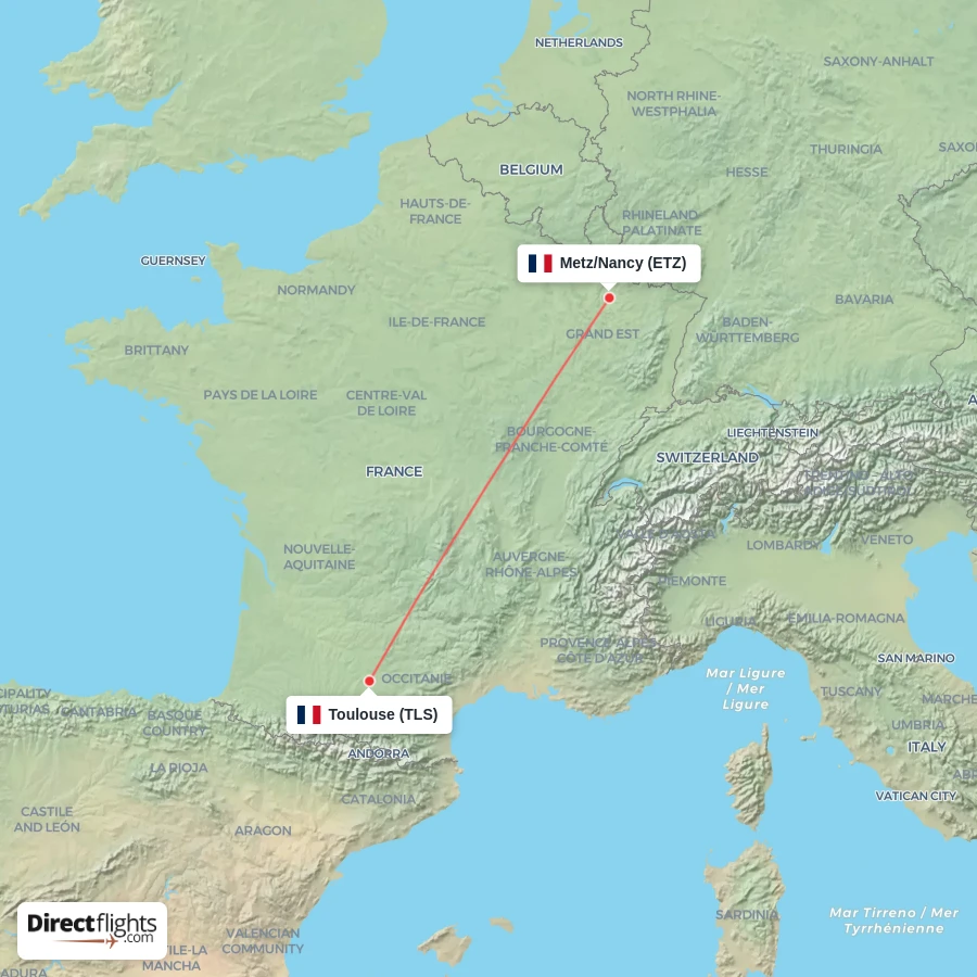 ETZ - TLS route map
