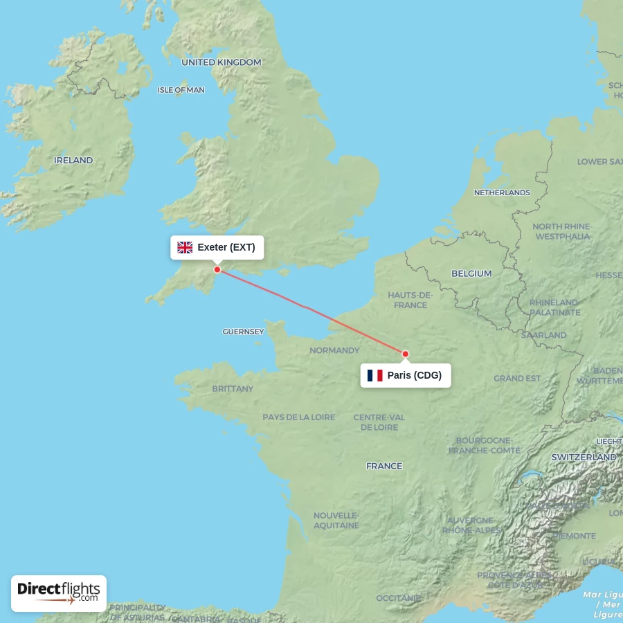 EXT - CDG route map