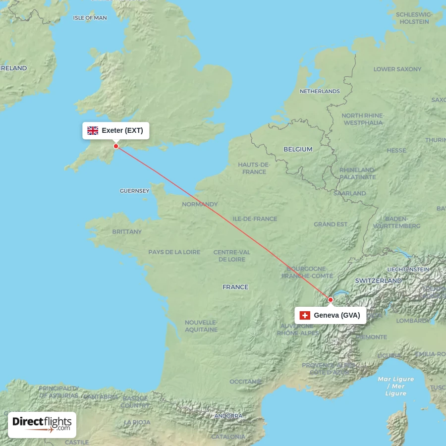 EXT - GVA route map