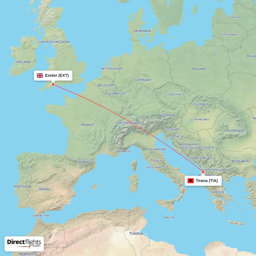 EXT - TIA route map