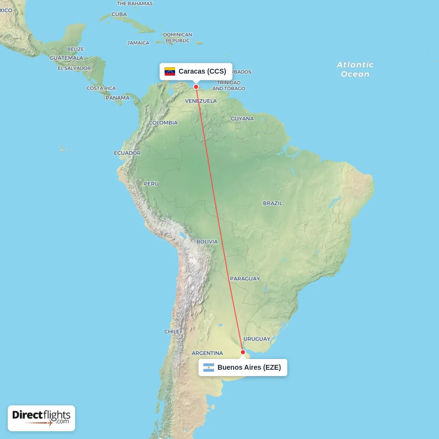 EZE - CCS route map