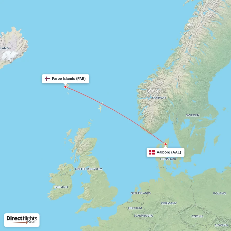 FAE - AAL route map