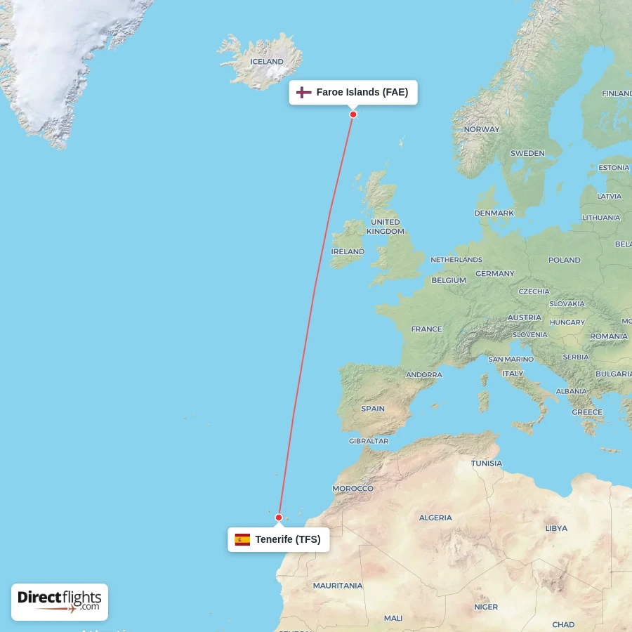 FAE - TFS route map
