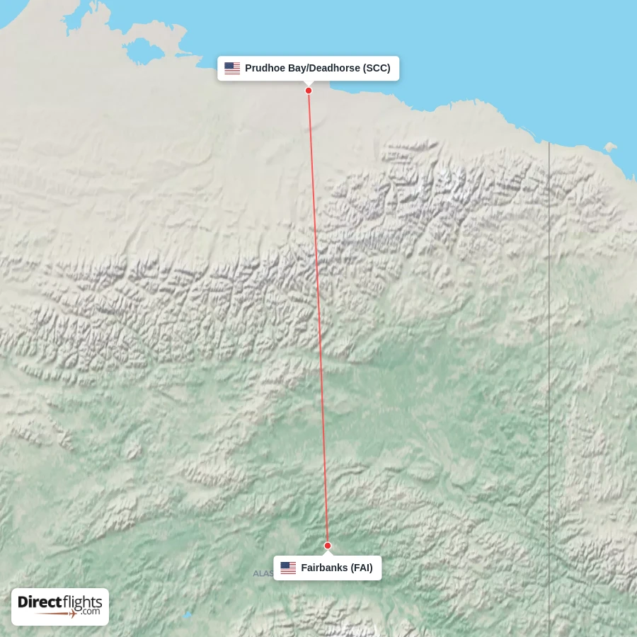 FAI - SCC route map
