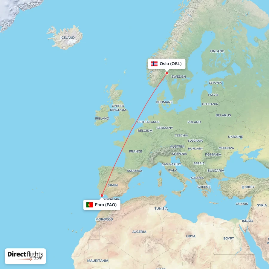 FAO - OSL route map
