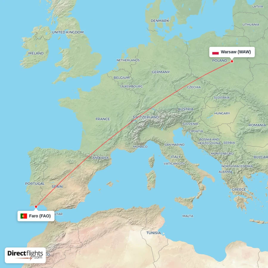 FAO - WAW route map