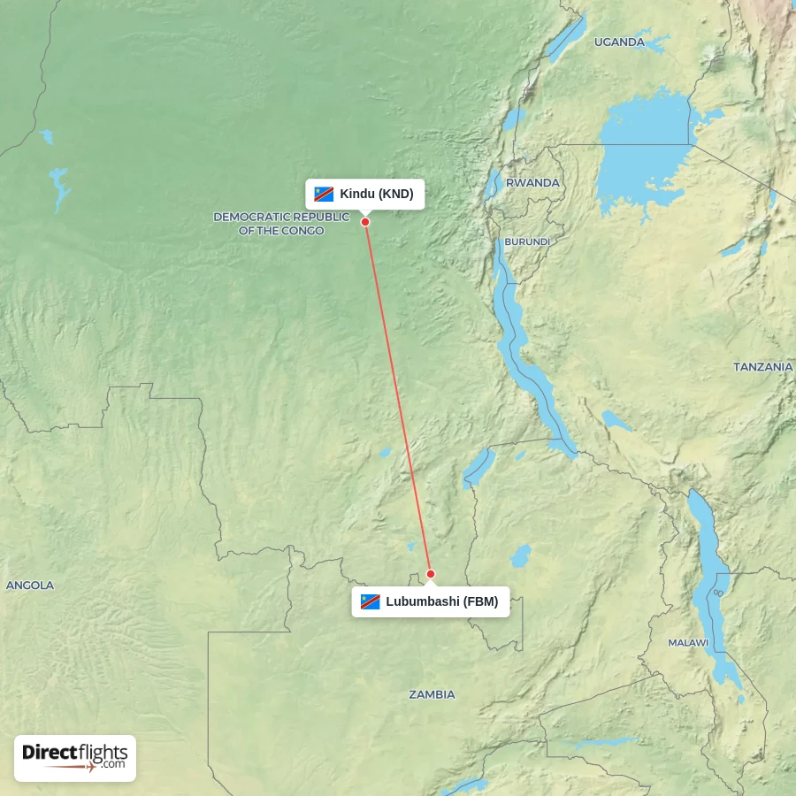FBM - KND route map