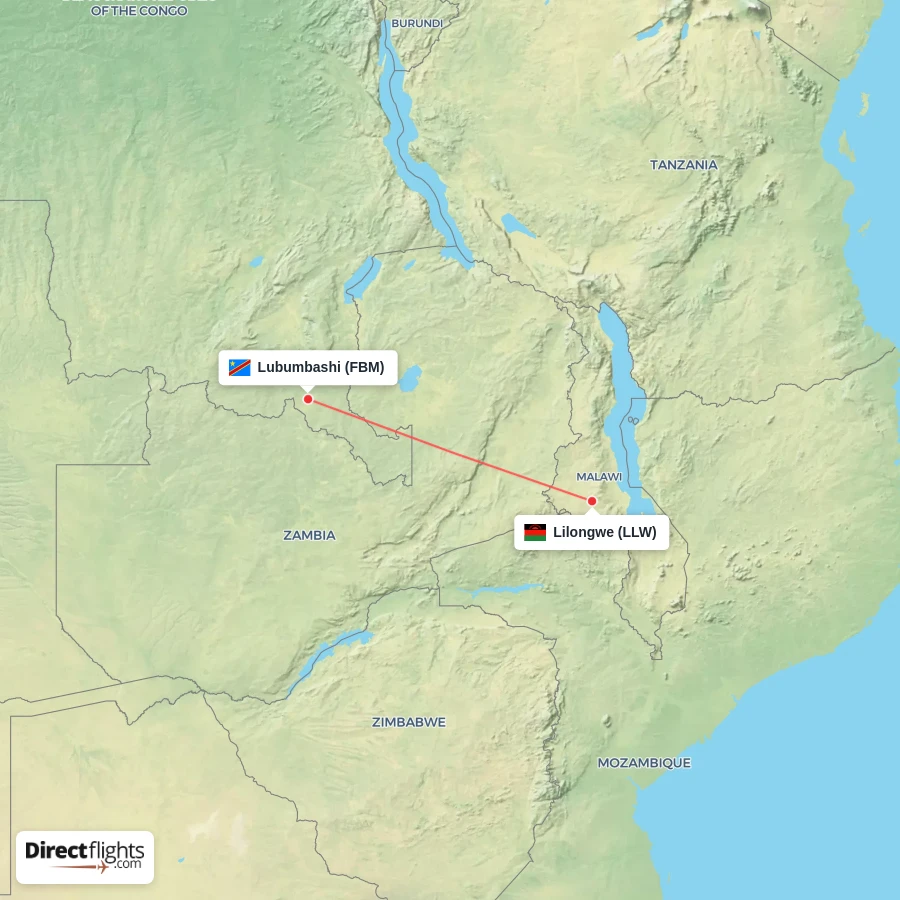 FBM - LLW route map