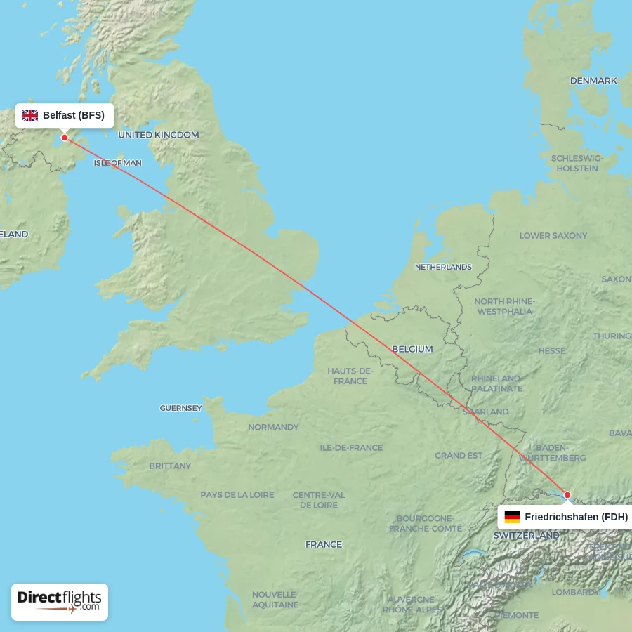 FDH - BFS route map