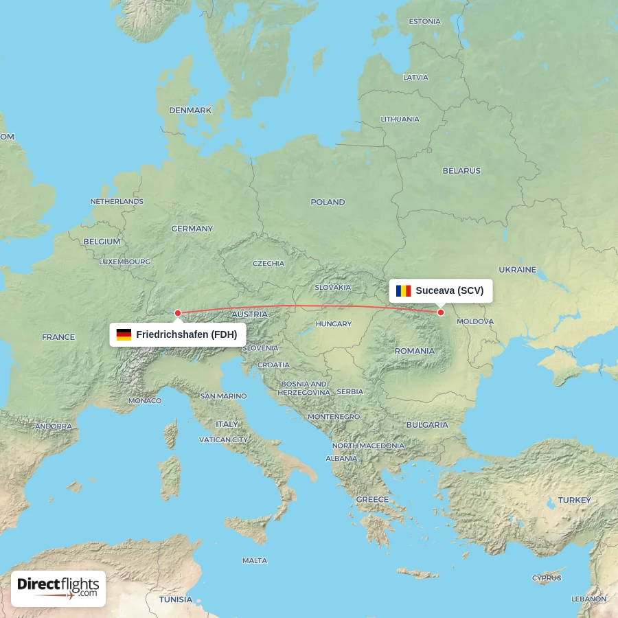 FDH - SCV route map
