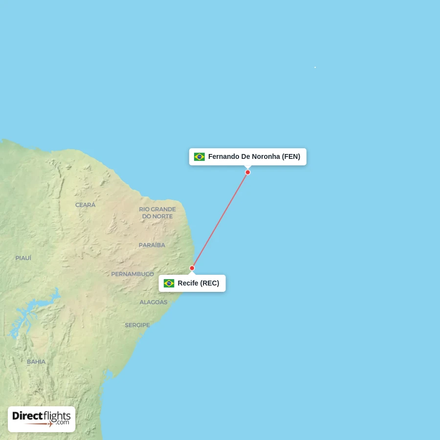 FEN - REC route map