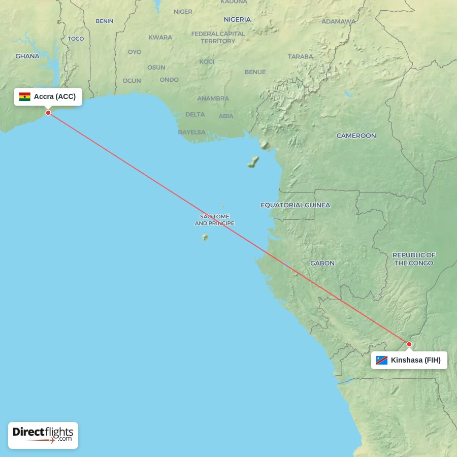 FIH - ACC route map