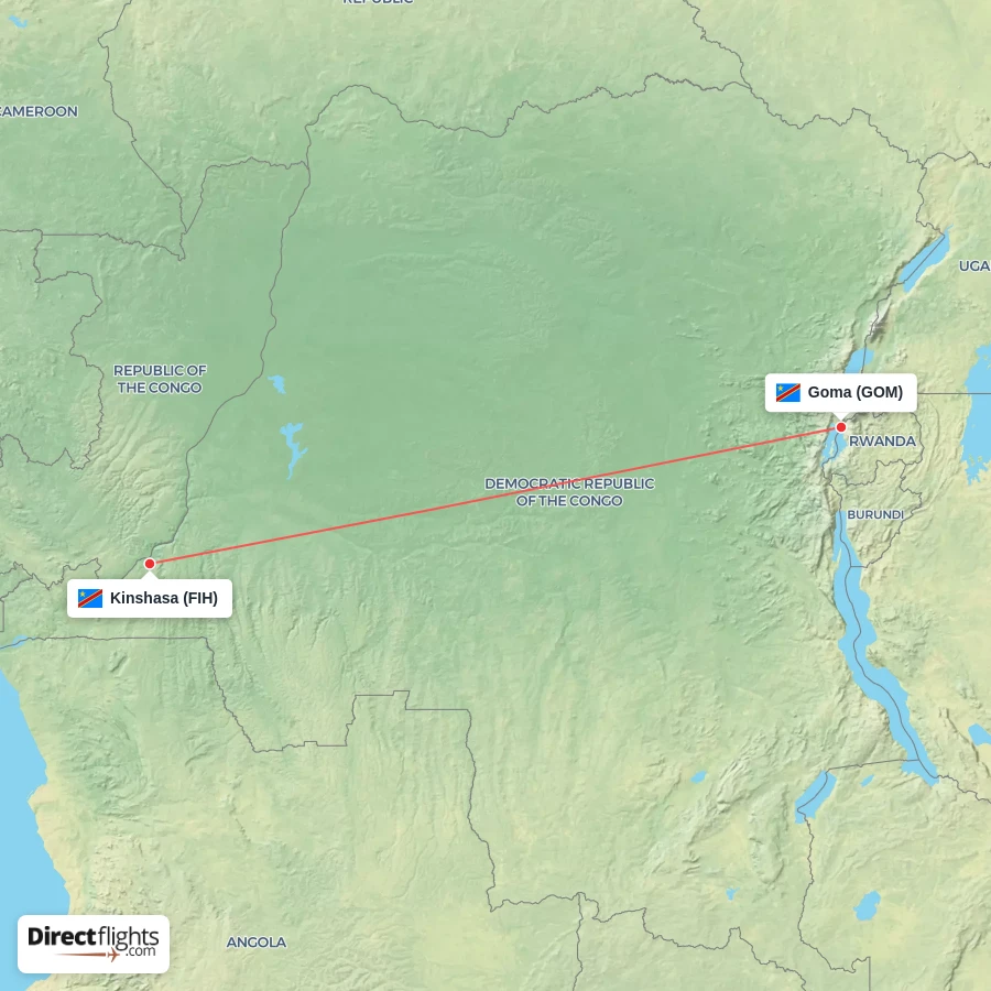 FIH - GOM route map