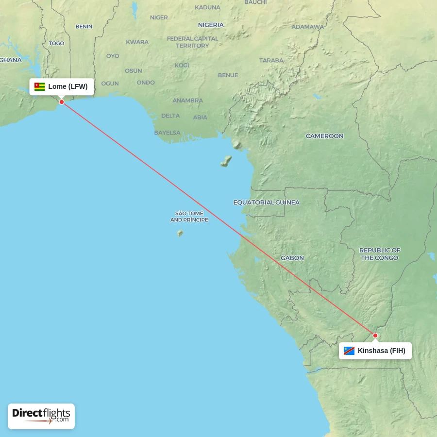 FIH - LFW route map