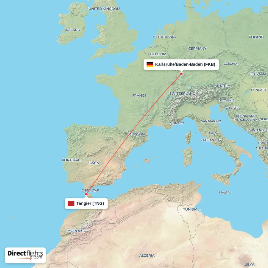 FKB - TNG route map