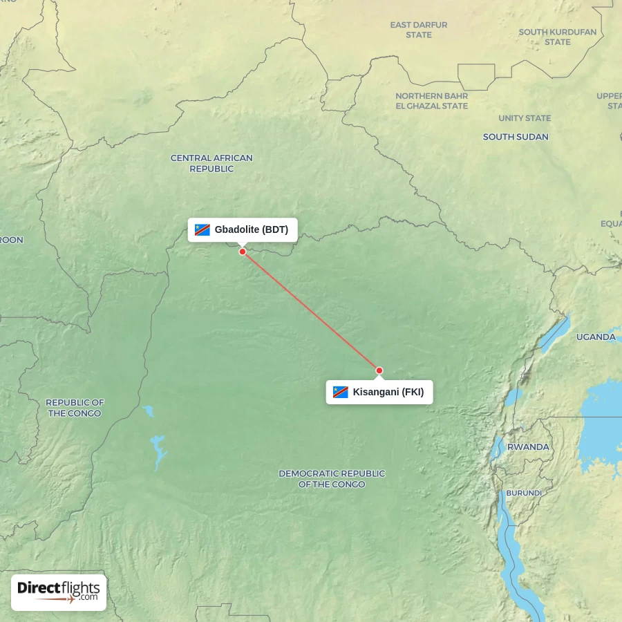 FKI - BDT route map